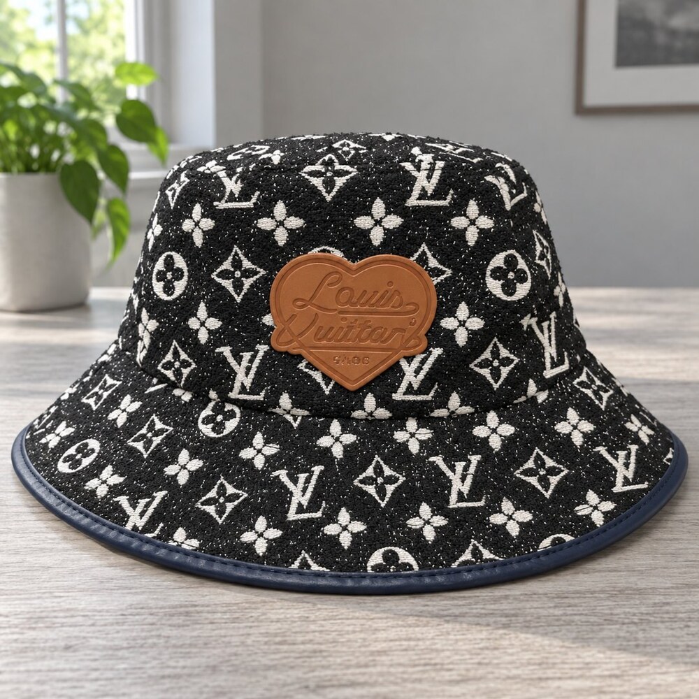 Louis Vuitton Heart Patch Bucket Hat